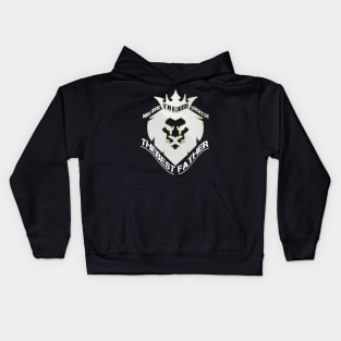 The man, the myth, the king, the father Kids Hoodie